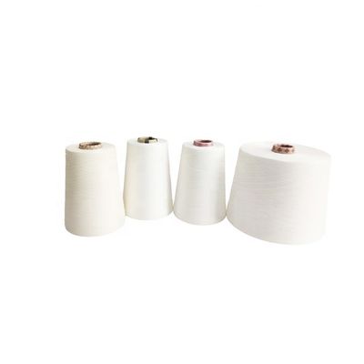 100% Kationischer Polyester NE30/2 TFO Spund Garne Rohmuster Festigkeit 25 Roh