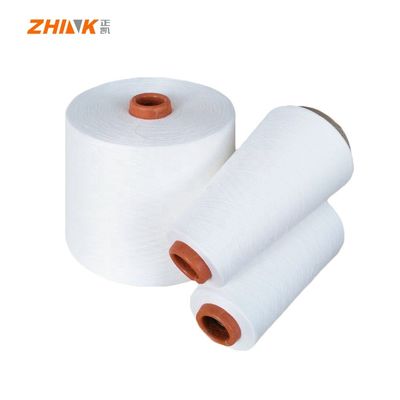 3.8 Neps 100% Polyester Ne 24/1 Siro Spun Garne zum Weben / Stricken