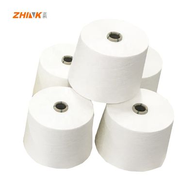 Nachhaltige Ne32/1 Spundgarne 60% recyceltes Polyester 40% Modal für Weberei und Strickerei