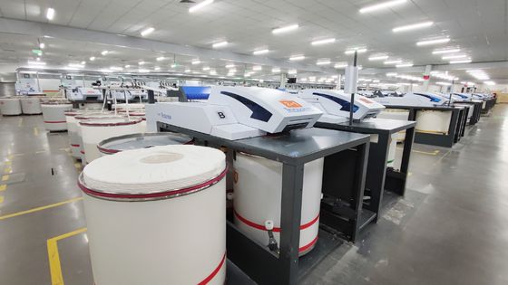 Nachhaltige Ne32/1 Spundgarne 60% recyceltes Polyester 40% Modal für Weberei und Strickerei