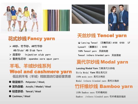Soft Feeling Rohpolyester Modal gemischt Ring Spun Siro Kompaktgarn zum Stricken/Weaving 789TPM