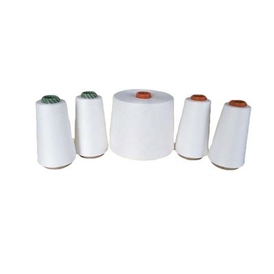 Spun Polyester Ne32/1 Vortex Garne zum Weben / Stricken Rohweiß MVS in Großhandel