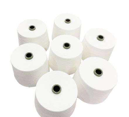 High Twist 65/35 Polyester Viskose Ne 28/1 Ring Spund Garne für Gewebe / Strickwaren
