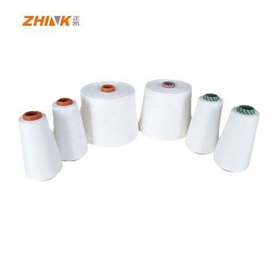 GRS MVS Garne 100% recyceltes Polyester Ne32S Vortex Spinngarn Rohweiß