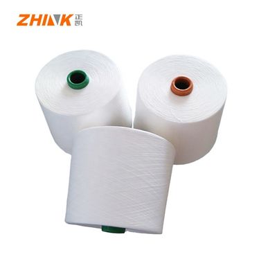 Nachhaltiges Polyester / Viskose 80/20 Ne 40/1 Ringspundgarn für Weberei / Strickerei