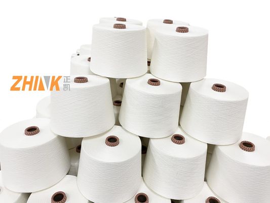 Polyester Bambus Acryl 40/40/20 Mischgarn CSY 30 40D Spandex Kern Spun Garn Hergestellt