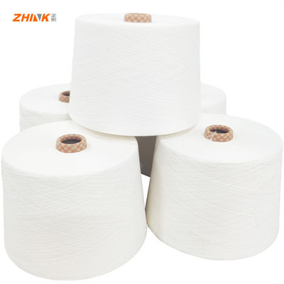 Kostenlose Probe Rohmuster Ne 30/1 Garne Lieferanten 40% Polyester 30% Viskose 30% Substanzen