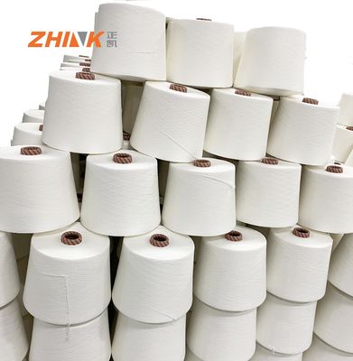 Rohmuster CSY Polyester Ne16 70D Lycra Spandex Kern Siro Spun Garne für Denim Draft 3.5
