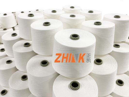Rohmuster gemischte Garne PV 80% Polyester 20% Viskose Ne16s 40D Spandex Kern Spun Garne