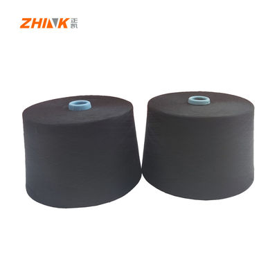 Siro-Spun-Garn zum Weben NE20/1 65/35 Schwarz gemischt 65% Polyester 35% Viskose