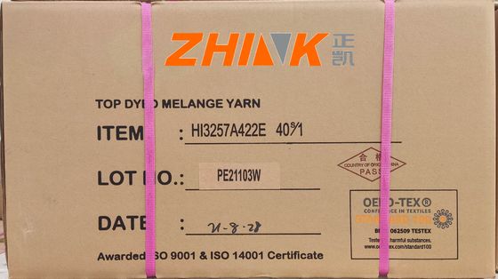 Baumwollgemischte Garne NE40/1 Siro Compact 30/30/20/20 mit Acryl und Viskose